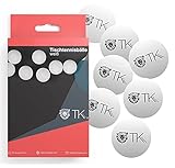 12x Tischtennisbälle Ball weiß Se Tischtennisball 40 mm Ping Pong für Training & Wettkampf - Tischtennis Indoor & Outdoor (12x)