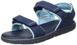 Timberland Nubble Leather 2 Strap (Junior) Sandalen, Blau Navy Nubuck, 40 EU