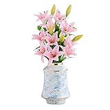 Keramikvase Antike Vase Weiß Keramik Wohnzimmer Simulation Blumendekoration Europäischer Lichtstil Zeichnung Arrang