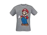 Nintendo T-Shirt -S- Super Mario (grau)