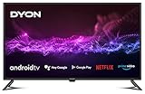 DYON Smart 42 AD 105,4 cm (42 Zoll) Android TV (HD Triple Tuner, Prime Video, Netflix, Google Play Store für DAZN, Disney+ uvm., Google Assistant, BT-Fernbedienung mit Mikrofon) [Modelljahr 2021]