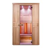 Infrarotkabine Infrarot Sauna Infrawave RR-130 für 2 Personen / 130 x 101 x 202