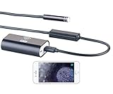 Somikon Teleskop Kamera iPhone: WiFi-HD-Endoskop-Kamera für iOS- und Android-Mobilgeräte, 5 m (Endoskop-Kamera iPhone App)