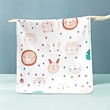LIVEINU Wasserdicht Wickelunterlage Matratzenauflage Inkontinenzauflage für Babys und Kleinkinder Waschbar Inkontinenzauflage Wiederverwendbare Urin Matte Abdeckung 200x180cm Zoo T