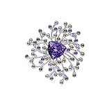 Damen Brosche Blumenform Brosche Kleidung Passende Pins Broschen Frauen Accessoires Hochzeit Geburtstag Weihnachten Geschenke - Geschenke für Älteste Brooch Dekorative (Color : C)