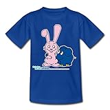 Spreadshirt Die Sendung Mit Der Maus Kleiner Elefant Und Hase Kinder T-Shirt, 98-104, Royalb