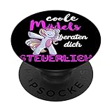 Steuern Mädels Dab Einhorn Steuerberaterin Buchhaltung PopSockets mit austauschbarem PopGrip