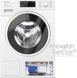 Miele WSI 863 WCS Frontlader Waschmaschine / 9 kg / automatische Dosierung - TwinDos / saubere Wäsche in 49 min - QuickPowerWash / Vernetzung / AllergoWash / 1600 U/mi, Weiß [Energieklasse A]