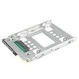 DSLRKIT 2.5' SSD to 3.5' SATA Hard Disk Drive HDD Adapter Caddy Tray CAGE Hot Swap Plug，MEHRWEG