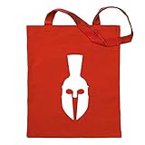 Kiwistar Spartaner Kamm Tragetasche Baumwolltasche Stoffbeutel Umhängetasche Langer Henk