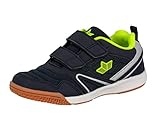 Lico BOULDER V Unisex Kinder Multisport Indoor Schuhe, Marine/ Lemon, 33 EU