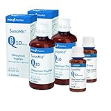 SanoMit® Q10 Flüssig/Tropfen (Vorratspackung mit 2 x 100ml plus zusätzlichen 2 x 10ml)