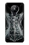 Innovedesire Gothic Corset Black Hülle Schutzhülle Taschen für Nokia 5.3