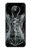 Innovedesire Gothic Corset Black Hülle Schutzhülle Taschen für Nokia 5.3