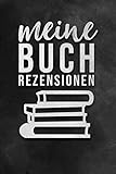 Meine Buch Rezensionen: Lesetagebuch für alle gelesenen Bücher I DIN A5 I 136 Seiten I Soft Cover M