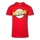 The Big Bang Theory Herren T-Shirt Rot Rot Gr. Large, Rot - R