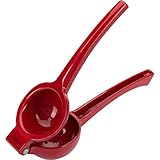 Westmark Zitruspresse mit Zangengriff, Durchmesser: ca. 7 cm, Aluminium, lebensmittelecht beschichtet, Juicy, Rot, 30952270