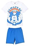 Mickey Mouse Jungen Kurz Pyjama Schlafanzug