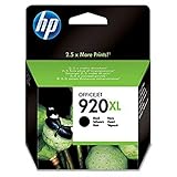 Original Tinte HP Nr 920 CD975AE XL - 1 Tinten-Patrone - Schwarz - 1.200 Seiten - 32