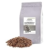 CATBOSS Trockenfutter für sterilisierte Katzen | getreidefreie Rezeptur | Verschiedene Sorten (Huhn mit Thunfisch & Lachs, 1,5 kg)
