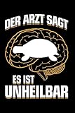 Schildkröte: Es ist unheilbar: Notizbuch / Notizheft für Schildkröten-Besitzer Schildkröten-Halter A5 (6x9in) liniert mit L