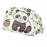 WEETIME Panda Alles Gute zum Geburtstag Hut Working Hats Head Cover Unisex Cap für Herren Damen 2 Stück