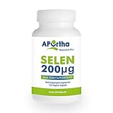 APOrtha Selen Kapseln | 200 µg aus Natriumselenit | 120 vegane Kapseln | allerg