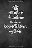 Kosmetikerin Notizbuch: insgesamt über 110 Seiten liniert, 6x9 ca A5 (15x23 cm) Geschenk Notizheft für Ausbildung,Beruf,Kosmetikstudio, Zubehör. ... Organizer oder Notizblock Journal für N