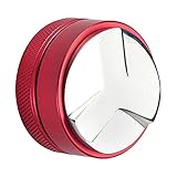 YANYAN Ring Store Einstellbar 51mm Kaffee Pulver Stuffer 3 Paddel Espresso Kaffee Tamper Fit for Barista Edelstahl Base Kaffeebohne Presse (Color : Red)
