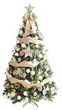 erddcbb Künstlicher Weihnachtsbaum Verschlüsselter künstlicher Weihnachtsbaum mit Metallständer Weihnachtsschmuck (Größe : 4ft)
