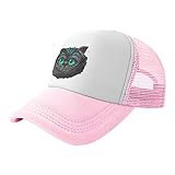 cercehy sonxs Baseballkappe, Motiv Grinsekatze Trucker, Pink