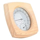 Changor Sauna Zimmer Thermometer, Digital Thermometer Hygrometer in Die Sauna mit Fichte Zeigen Sauna zum Sauna Z