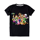 LIYIMING Kinder T-Shirt Einzigartige Kurzarm Baumwolle Tee Personalisierte Grafik Shirts für Jungen (01,130)