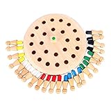 Pumprout Memory Match Stick Schach, Holz Mini Bead Labyrinth Tiger Um Perlen Umweltfreundliche Bausteine ​​Puzzle Spielzeug Für Baby Kinder M