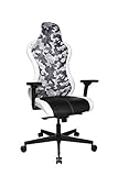 Topstar Sitness RS Sport Plus Bürodrehstuhl, Gamingstuhl, Kunstleder, weiss-g