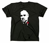 #1 Don Vito Corleone Kult T-Shirt Der Pate, schwarz, L