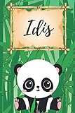 personalisiertes Notizbuch Panda / Malbuch / Kritzelbuch / Tagebuch / Journal / Notizheft / DIN A5 / Geschenke Idis: individuelles personalisiertes ... & Geburtstags Geschenk für Frauen und M