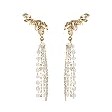 Tassel Ohrringe Engel Flügel Zirkon Kristallohrring