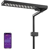 Chihiros C2 RGB Dimmable Aquarium LED Light with Bluetooth Controller Built-in, Suitable for Terrariums, Paludariums, and Nano Tanks Up to 18inch in Leng