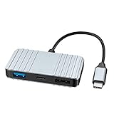 USB C HDMI Adapter 3 in 1, USB-C Multiport Adapter, Typ-C zu HDMI Adapter 4K, USB 3.0, 100W Lade Digital-AV Adapter HUB Kompatibel mit MacBook, Pad Pro, Chromebook Pixel, Samsung Galaxy S8/S9