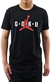 GMYG Air Goku Dragon Ball Z, Japanese Anime Manga Graphic, Premium 100% Baumwolle T-Shirt (Schwarz, M)