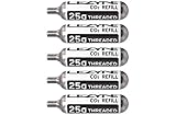 Lezyne CO2 Ersatzkartuschen 25g 5Stk, Silber, 1-C2-CRTDG-V125P5