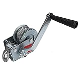 Handseilwinde Seilwinde Handwinde Seilzug (272 kg / 600 lbs, Seil 8 m/Ø 4 mm)