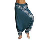 YWLINK 2019 Damen Kleidung,Frauen BeiläUfige Sommer Lose Yoga Hosen Elegant Baggy Boho Aladdin O