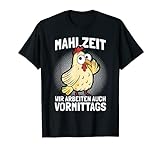 Mahlzeit Bauer Landwirt Frühaufsteher Huhn Hühner T-S