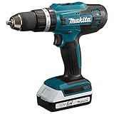 Makita HP488DWE Schlagbohrschrauber + 2 Akkus 18 V 1,5 Ah Li-Ion + Koffer,