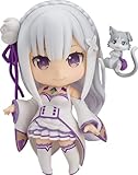 AGKFN Re: Zero - Das Leben in Einer Anderen Welt beginnen: Emilia Nendoroid Actionfigur mit Zubehör Color Box Qualität Anime Charakter Spielzeug Puppe Figur Modell, Mehrfarbig, Sammlung, Geschenk