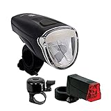 Angebot-Set Büchel Trio Lux Beleuchtungs-Set vorne/hinten LED inkl. Fahrradkling
