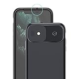 Spy-Fy iPhone 11 Hülle mit Schiebekamera-Abdeckung vorne und hinten | Schütze Deine Privatsphäre | 2 Meter Fallschutz | Matt Schwarz | iPhone 11 Kamera Abdeckung | V