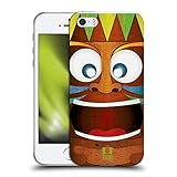 Head Case Designs Verrückt Tiki Kollektion Soft Gel Handyhülle/Hülle kompatibel mit Apple iPhone 5 / iPhone 5s / iPhone SE 2016